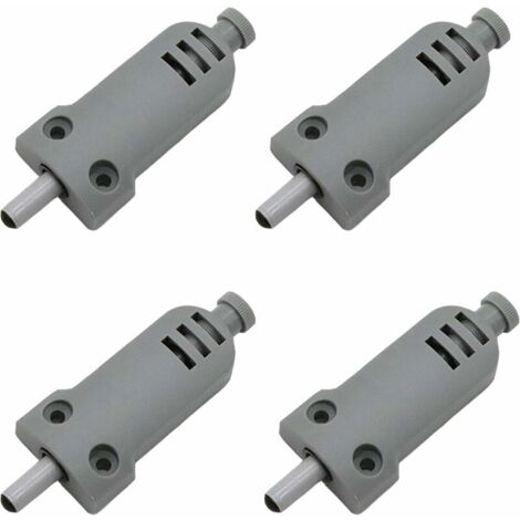 Set di 4 ammortizzatori per ante di mobili in plastica, tampone di chiusura Touch Latch per ante di armadi, cerniera per cassetti, sistema Push to Open, anticollisione, assorbimento degli urti