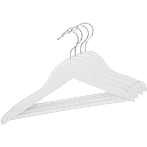 Set di 4 appendini in legno l32cm bianco - Atmosphera créateur d'intérieur