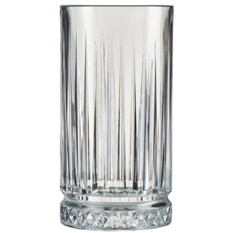 Set di 4 Bicchieri in Vetro Pasabahce Elysia Long Drink da 44.5 cl - Ideali per Bevande Lunghe, 4 Unità di Bicchieri di Alta Qualità, Perfetti per Cocktail e Drink Rinfrescanti