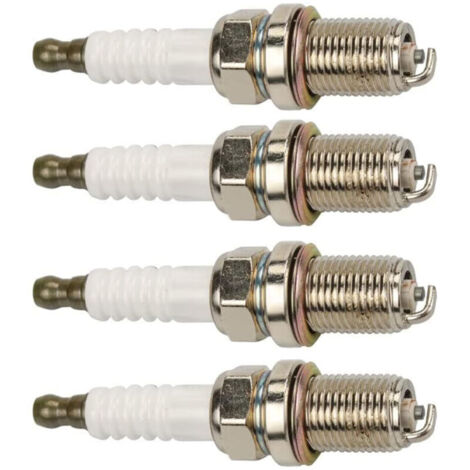 Set di 4 candele di ricambio per motore tosaerba Champion RC12YC Briggs and Stratton 491055 491055S 692051 792015 491055T 5066 Kohler 25 132 12-S JD M78543 531308128.