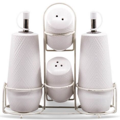 Set di 4 contenitori per spezie MAESTRO BIANCO MR-20002-04CS