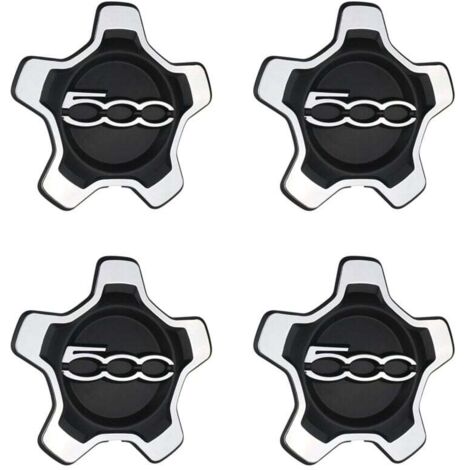 Set di 4 copricerchi antipolvere compatibili con Piaggio 500X 2016-2022 argento