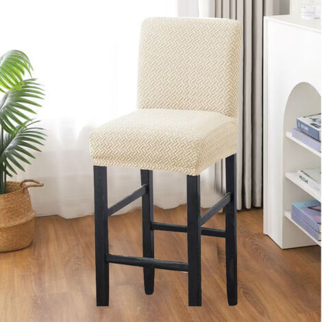 Set di 4 coprisedie impermeabili per sgabelli da bar, sala da pranzo, elastici, impermeabili e resistenti, per casa, sala da pranzo