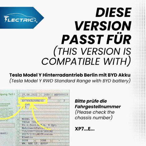 Set di 4 cuscinetti per cric per Tesla Model Y a Giga Berlin/Grünheide con batteria BYD (4 pezzi) - Cuscinetto con anima in metallo - Adattatore per punto di cric per impieghi gravosi