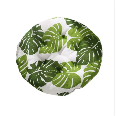 Set di 4 cuscini rotondi per sedie, 40x40 cm, comodi per giardino, terrazzo e balcone, perfetti per l'arredamento da esterno.