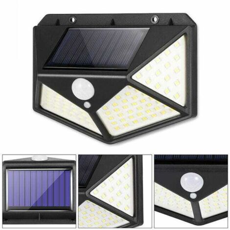 Set di 4 faretti solari con 100 LED