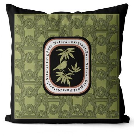 Set di 4 federe decorative 45x45 cm per divano, camera da letto, poltrona, letto, giardino (verde vintage)