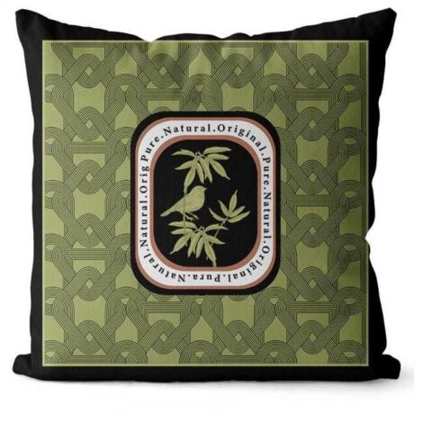 Set di 4 federe decorative per cuscini 45x45 per camera da letto, divano, sedia, letto, giardino (verde vintage)