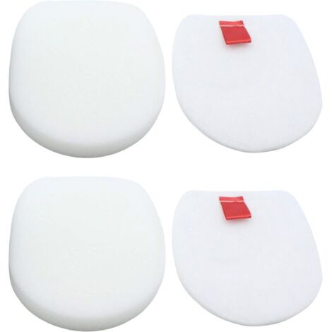 Set di 4 filtri compatibili con l'aspirapolvere Shark ic300, compatibile con Shark iz251uk ic300 iz201uk iz202sm iz201me izd260cn