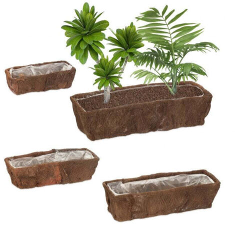 Set di 4 fioriere