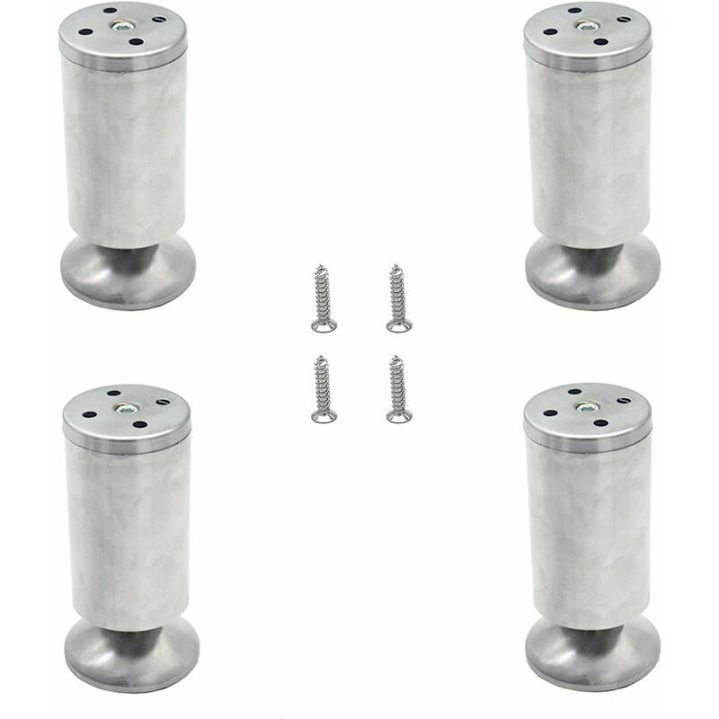 Set di 4 gambe per mobili regolabili Gambe per