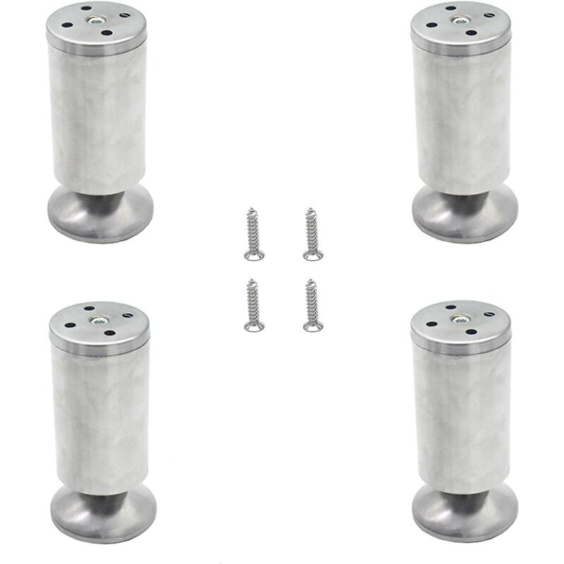 Set di 4 gambe per mobili regolabili gambe per
