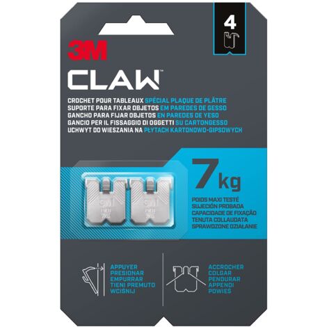 Set di 4 ganci a pressione 3M L.4 x P.23 mm 3M