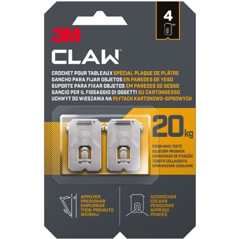 Set di 4 ganci a pressione 3M L.4 x P.28 mm 3M