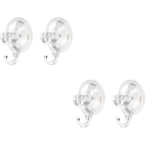 Set di 4 ganci a ventosa da parete, porta asciugamani da bagno, ganci a ventosa, utensili da cucina, doccia, finestre, piastrelle di vetro