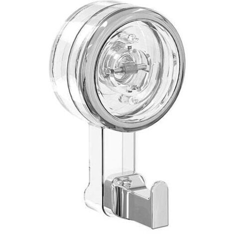Set di 4 ganci da parete trasparenti con ventosa, portasciugamani per il bagno, ganci per abiti, accessori per ghirlande