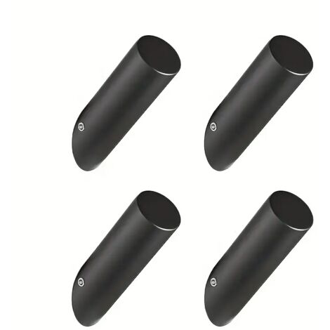 Set di 4 ganci in acciaio inox  Installazione senza forature  Soluzione moderna e minimalista per riporre vestiti, cappelli e asciugamani  Adatto a bagni e ingressi
