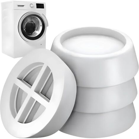 Set di 4 gommini antivibranti per lavatrice e lavastoviglie / Riduzione del rumore e delle vibrazioni dei tuoi elettrodomestici [Classe energetica A]
