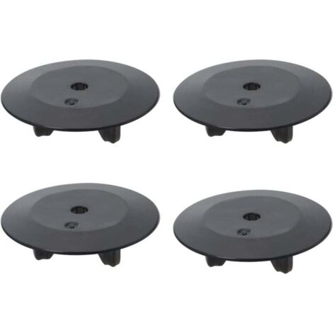 Set di 4 guarnizioni in gomma per coperchio lavello compatibili con IKEA Altant Domsjö Accessori da cucina Nero 55 mm