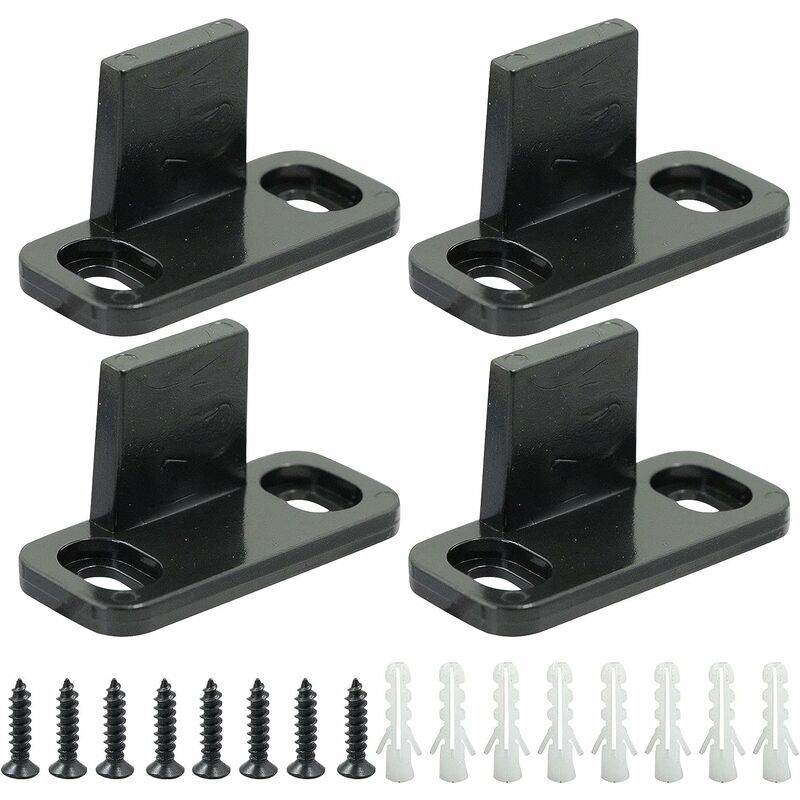 Set di 4 guide a pavimento per porta scorrevole