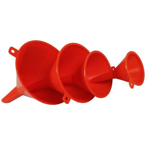 Set di 4 Imbuti Arancio - Varie Misure
