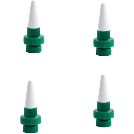 Set di 4 kit di irrigazione automatica per piante, irrigazione a goccia per piante in vaso, testina di irrigazione a goccia in ceramica per giardino e piante