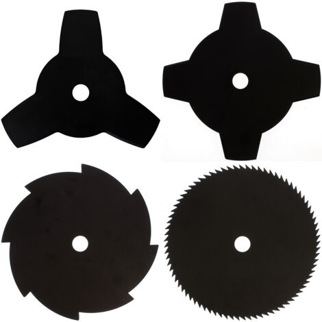 Set di 4 lame per decespugliatore e multifunzione 4 in 1