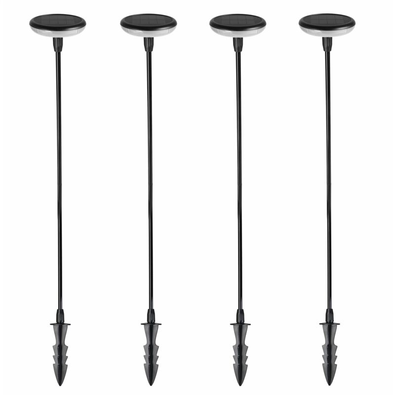 Set di 4 lampeggianti solari H76 cm lucenty - Noir...