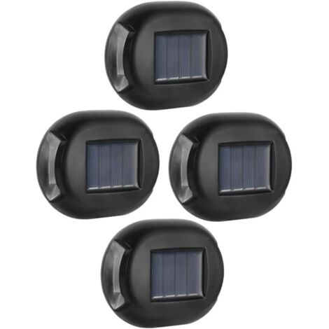 Set di 4 luci solari da parete, applique da esterno, lampada da parete da esterno, luci da parete da esterno, luce notturna solare da parete