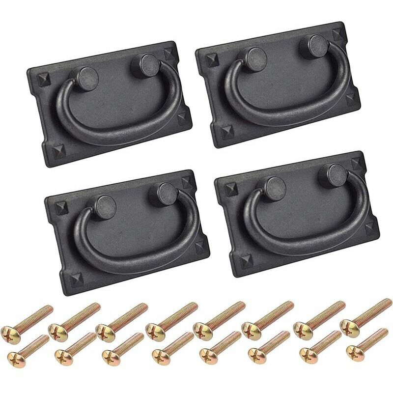FVO - Set di 4 maniglie per cassetti vintage