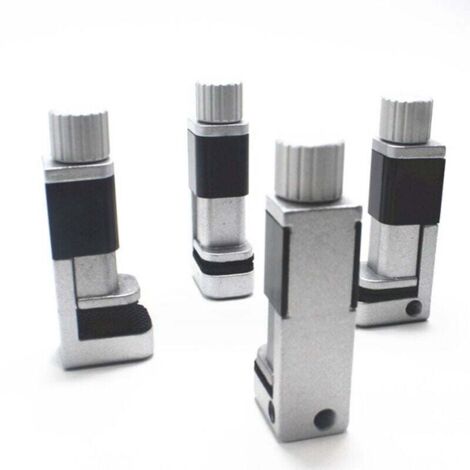 Set di 4 morsetti per schermo per smartphone, clip di fissaggio per schermo, kit di fissaggio regolabile per riparazione schermo con tappetino in gomma antiscivolo per smartphone e computer