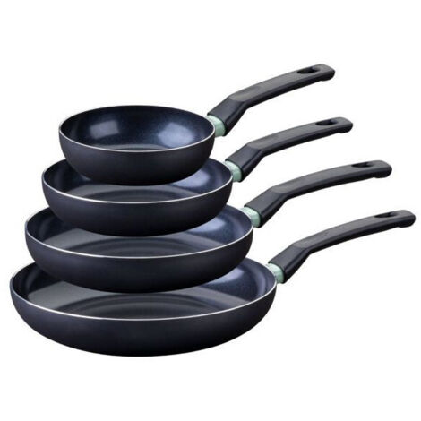 Set di 4 padelle - FACKELMANN - Brandao - Antiaderenti in ceramica - 16, 20, 24 e 28 cm