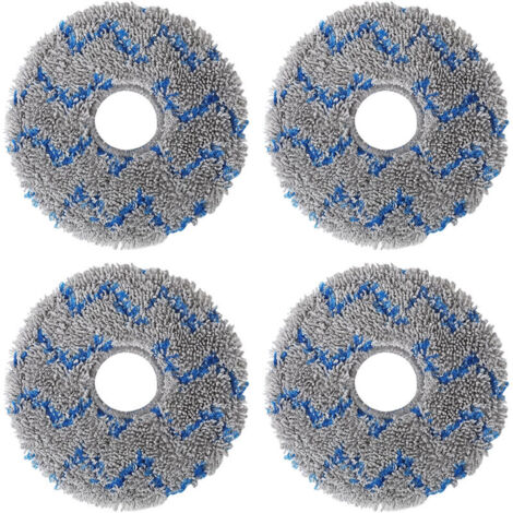 Set di 4 panni per mocio per Roborock Q Revo, ricambi per aspirapolvere Roborock P10, panni per mocio lavabili e riutilizzabili.