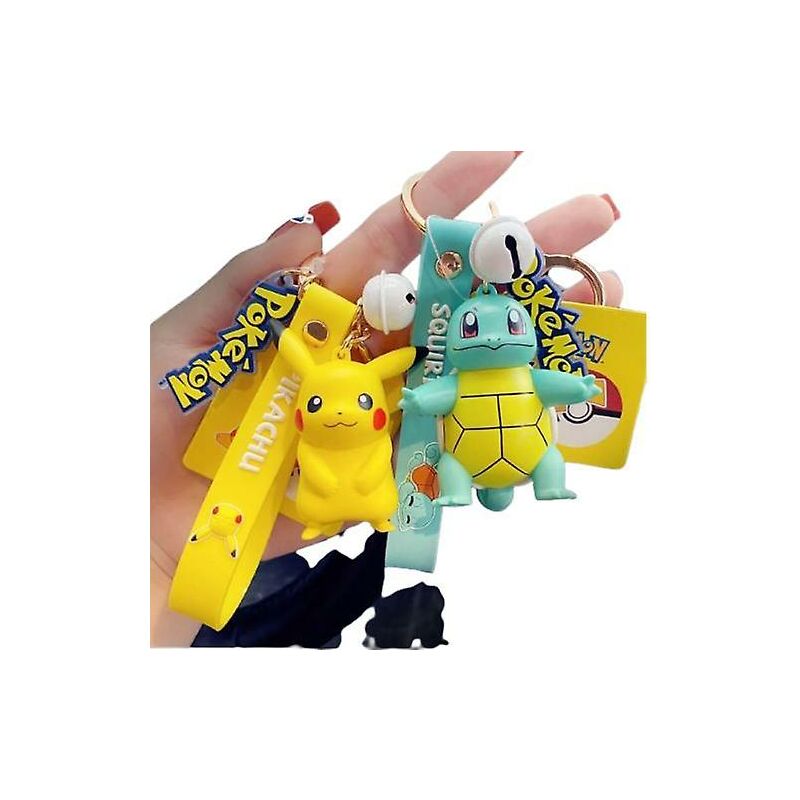 Ousudela - Set di 4 personaggi portachiavi Pokemon...