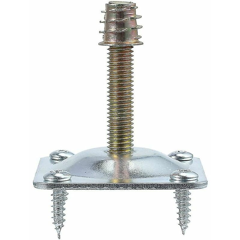 Qersta - Set di 4 piastre di fissaggio per gambe