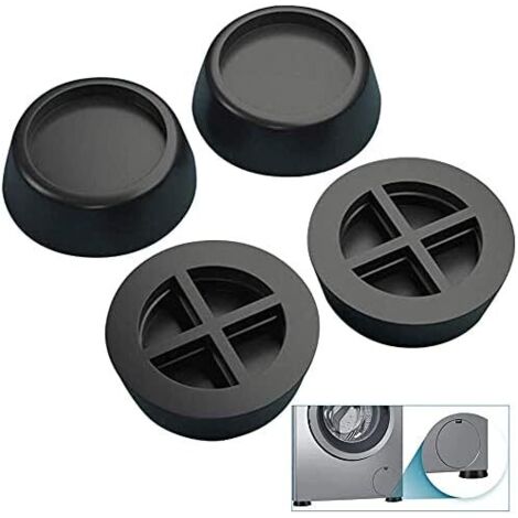 Set di 4 piedini in gomma antiscivolo per lavatrice