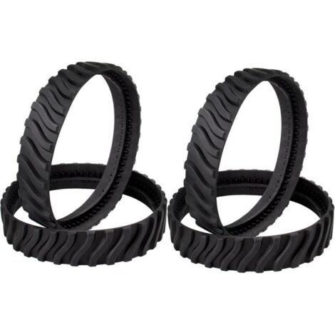 Set di 4 pneumatici di ricambio per pulitore per piscine Zodiac MX8 MX6 Barracuda R0526100
