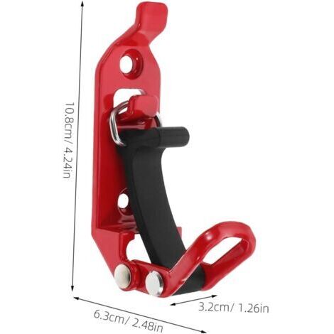 Set di 4 portapale, portapacchi da tetto, accessori per camion per attrezzature e strumenti dei vigili del fuoco, fissaggi universali in zinco