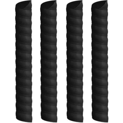 Set di 4 protezioni a spirale per tronchi d'albero, ideali per proteggere le piante da roditori, cervi, tosaerba, attrezzi da giardinaggio, accessori per vivai e materiali per il paesaggismo (5 cm x 4