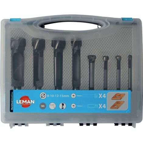 Set di 4 punte LEMAN - Ø da 8 a 15 mm - 210.500.08