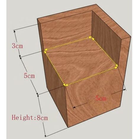 Set di 4 rialzi per letto, supporti in legno per mobili pesanti.