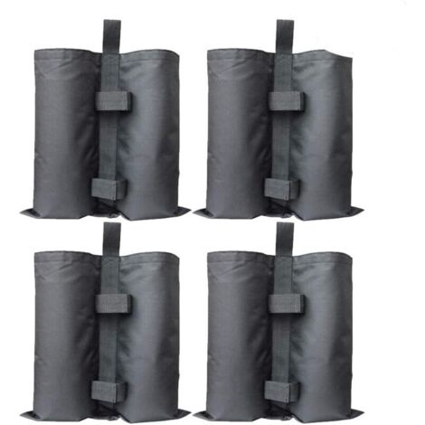 Set di 4 robusti pesi di sabbia di livello industriale per gazebo, tende ombreggianti e ombrelloni da giardino.