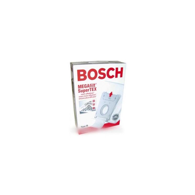 Set di 4 sacchetti di tipo g per aspirapolvere Bosch 17000940