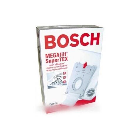 Set di 4 sacchetti di tipo G per aspirapolvere Bosch 17000940