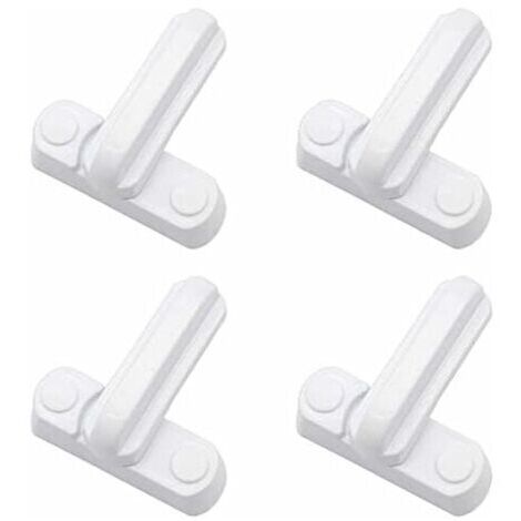 Set di 4 serrature, chiavistelli e serrature per maniglie, ricambio aggiuntivo per la sicurezza domestica di porte, armadi e finestre.