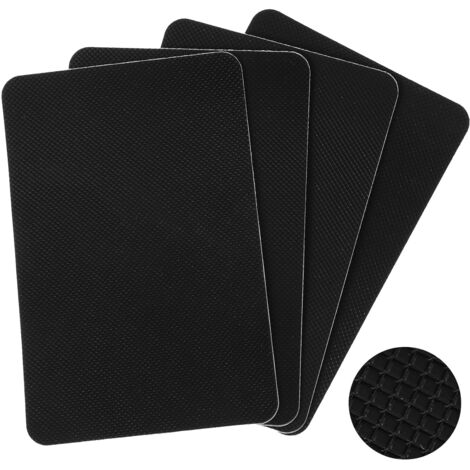 Set di 4 strisce adesive in gomma ultrasottili e resistenti per prese e superfici più sicure - Impermeabili, fonoassorbenti, antivibranti, resistenti al calore - Per lavori edili