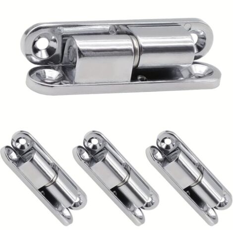 Set di 4 strisce di riparazione per cerniere di porte e finestre in lega di zinco, per una facile riparazione e sostituzione.