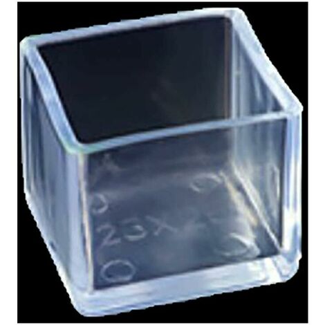 VOLAVO Set di 4 tappi protettivi in silicone per gambe di sedie e tavoli, antirumore, quadrati 60 x 60 mm