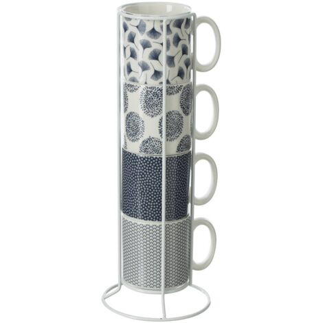 Set di 4 tazze giapponesi da 260 ml