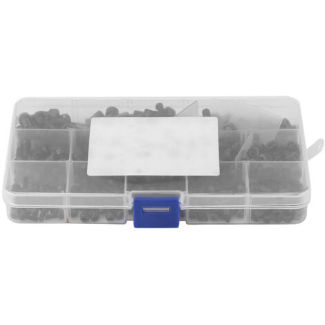Set di 420 viti a testa cilindrica con esagono incassato in acciaio al carbonio M3/M4/M5 e dadi